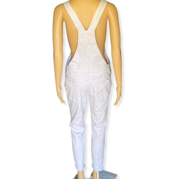 Forever 21 Overalls Soft Pink Raw Hem Size 29 - Picture 2 of 7